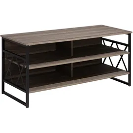 Beliani TV-Möbel CARLISLE Taupe