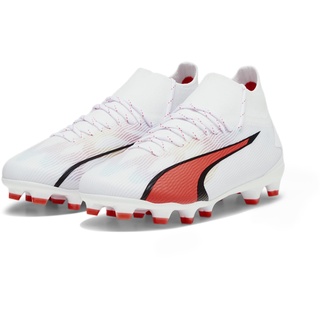 Jr Fussballschuh, White Schwarze Feuer-Orchidee, 34 EU