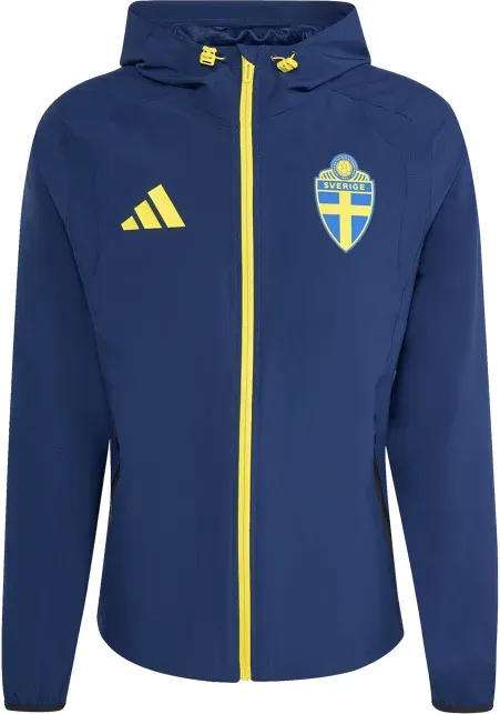 adidas Schweden Tiro Tech Windjacke Blau