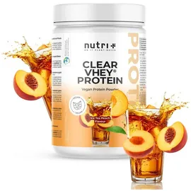 Nutri + Clear Vegan Protein Pfirsich Eistee Pulver 400 g