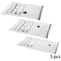5five simply smart Vakuumbeutel 5er-Set in transparent | Gr.: