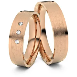 Trauringe Rastatt 585er Rotgold - 7752
