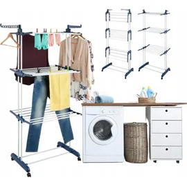 Relaxdays 179 m blau/weiß