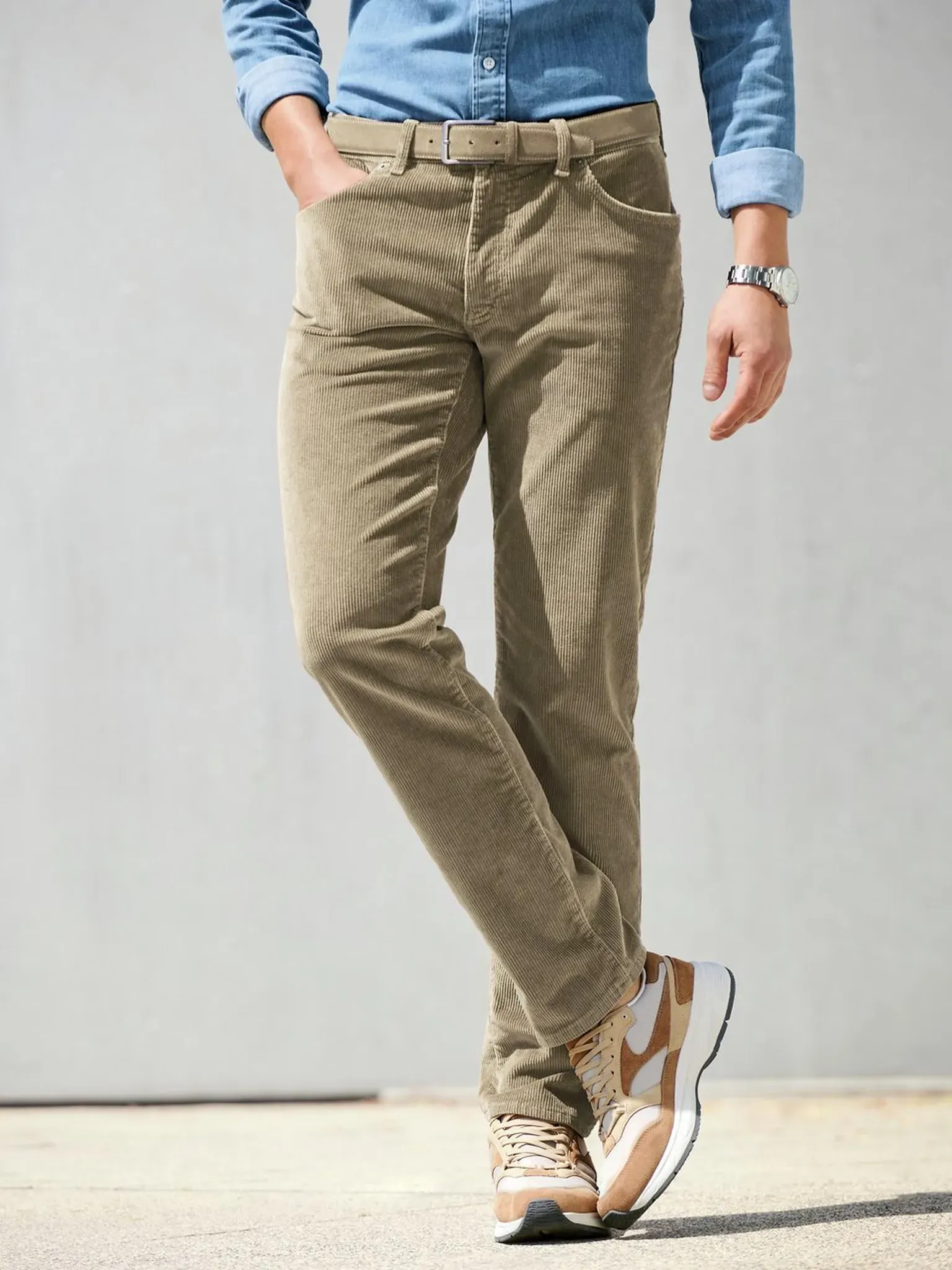 Cordhose Brax Feel Good beige