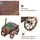 Costway Blumenwagen 120 x 43 x 53,5 cm Braun
