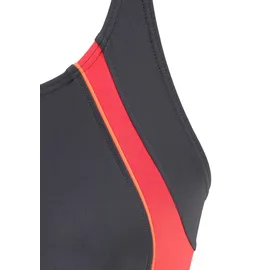 H.I.S. Badeanzug Damen Grau/Orange 40 Cup I/H