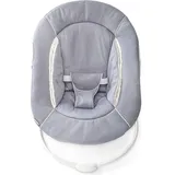 hauck Alpha+ white inkl. Alpha Bouncer 2 in 1 strech grey und Sitzauflage melange charcoal