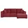 OTTO home Ecksofa BEATRICE optionale Schlafsofa mit Bettkasten, B/T/H: 265/170/86 cm, L-Form, wahlweise auch mit Bettfunktion und Bettkasten rot