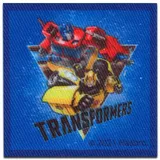 Hasbro © Transformers Optimus Prime & Bumblebee - Aufnäher, Bügelbild, Aufbügler, Applikationen, Patches, Flicken, zum aufbügeln, Größe: 5,5 x 5,5 cm