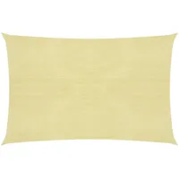 VidaXL Sonnensegel 160 g/m2 Beige 3x4 m HDPE