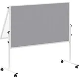 Maul Moderationstafel 120 x 150 cm grau/weiß