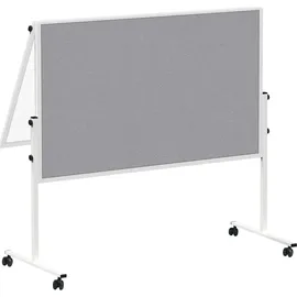 Maul Moderationstafel 120 x 150 cm grau/weiß