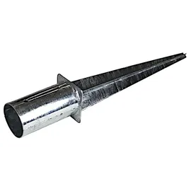 Estexo Einschlaghülse Bodenhülse rund Ø 80 mm 60cm verzinkt Pfostenträger Pfostenschuhe
