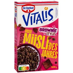 Dr.Oetker Vitalis Mischung des Jahres Knusper Brownie Style 400G