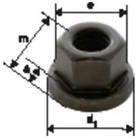AMF Sechskantmutter DIN 6331 M 18 x 2,5 Stahl blank geschmiedet