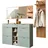 Innostyle Garderobenset Bari 208 x 202 x 38 cm Grün
