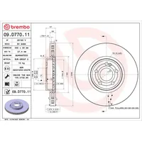 Brembo Bremsscheibe 09.D770.11