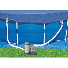 Intex Schwimmbadschlauch Verschraubung 2 IG, Länge 150 cm, weiß