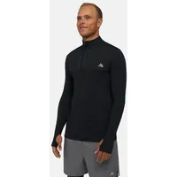 Danish Endurance Langarmshirt Half Zip in schwarz schwarz