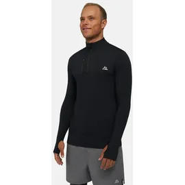 Danish Endurance Langarmshirt Half Zip in schwarz schwarz