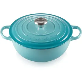 Le Creuset Signature La Marmite Bräter 26 cm karibik