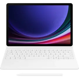 Samsung EF-DX725 Book Cover Keyboard für Galaxy Tab S9 / S9 FE weiß,