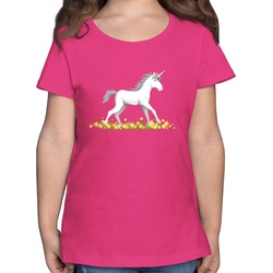 Shirtracer T-Shirt Einhorn Unicorn Kinderkleidung und Co rosa 116 (5/6 Jahre)