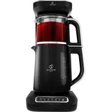 KARACA Caysever Robotea Pro 4-in-1 automatischer Teekocher Wasserkocher und Filterkaffeemaschine, 2500W, Chrome