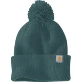 CARHARTT Knit Pom-pom Hut - Greenstone - One Size