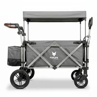 FUXTEC Fuxlife Luxus Bollerwagen FC-CTL900 Grau
