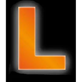 CONACORD Klebebuchstabe L Reflektierend 8 cm Orange