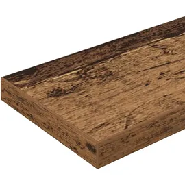 vidaXL Bücherregal 100 x 10 x 1,5 cm Braun