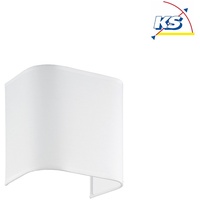 Ideal Lux 239576 Lampenschirm für Wandleuchte GEA MAP2 SQUARE, Weiß IDEA-239576