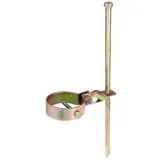 GAH Alberts Alberts Schaukelanker | für die Befestigung am Boden | galvanisch gelb verzinkt | Länge 390 mm | Schellen-Ø 80 mm