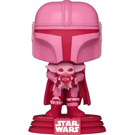 Funko POP! Star Wars - The Mandalorian with Grogu Valentine Star Wars 498)