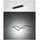 Fabas Luce Sinuo 2-flg. 36W 60 cm rechteckig schwarz