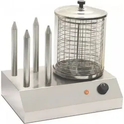 Hotdog-Maschine - AMITEK SH4 - 230 V - Leistung (W) 800 - Rostfreier Stahl
