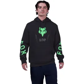 Fox Hoodie Schwarz/Grün L