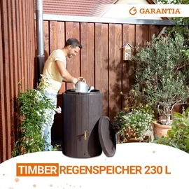 GARANTIA Regenspeicher Timber 230 l braun