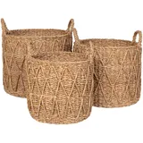 House Nordic, Aufbewahrungskorb, Krabi (36 cm, 3x)