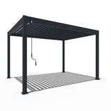 Weide Classic Pergola Voll Aliminium 3 x 4 m anthrazit 
