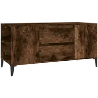 Furnicato TV-Schrank Räuchereiche 102x44,5x50 cm Holzwerkstoff