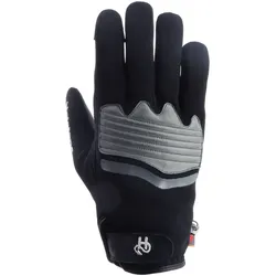 Helstons Jazz wasserdichte Motorrad Handschuhe, schwarz-grau, Größe 4XL für Männer