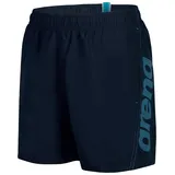 Arena Fundamentals Logo Jr Boxer Swim Trunks Navy/Türkis 128
