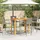 vidaXL Gartenbar Set 5-tlg. Grau