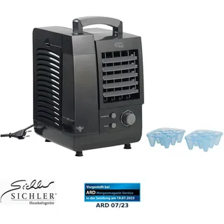 Sichler Haushaltsgeräte Tisch Klimageräte: Kompakter 3in1-Tisch-Luftkühler, Luftbefeuchter & -Luftfilter, 60 W