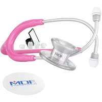 MDF Instruments MD One Epoch Leichtes Titan-Stethoskop, für Erwachsene,mit kostenlose Ersatzteilegarantie, Fuchsia (MDF777T-32)
