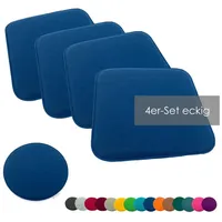 Heimtexland ® 4er Pack Sitzkissen Filz Stuhlkissen Bodenkissen Polster