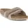 Birkenstock Oita Suede Leather Schmale Weite Sandalen beige/braun