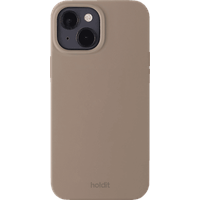 Holdit Silicone Case, Backcover, Apple, iPhone 14/13, Mocha Brown